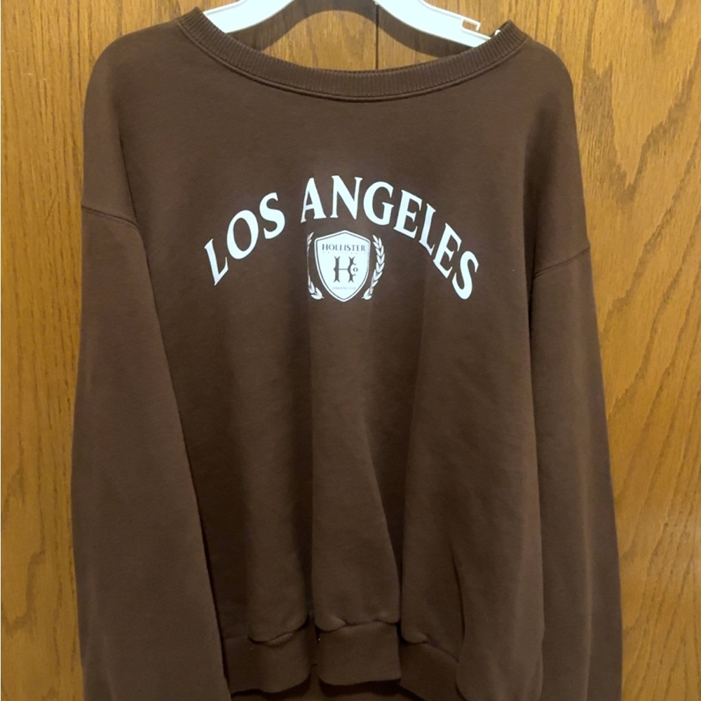 Hollister Chocolate Brown Sweatshirt